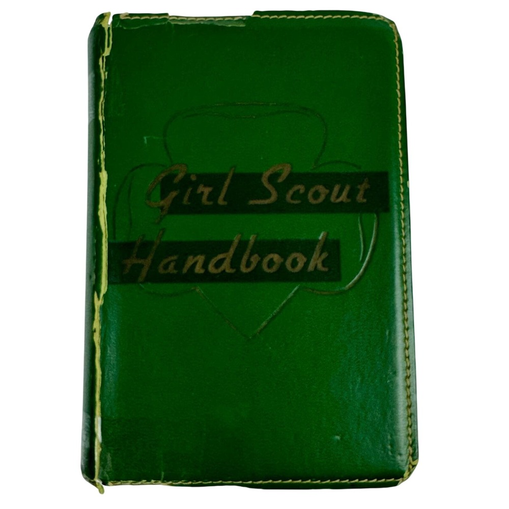 Vintage Girl Scout Handbook Intermediate Program Green 14th‎ 1953 1947